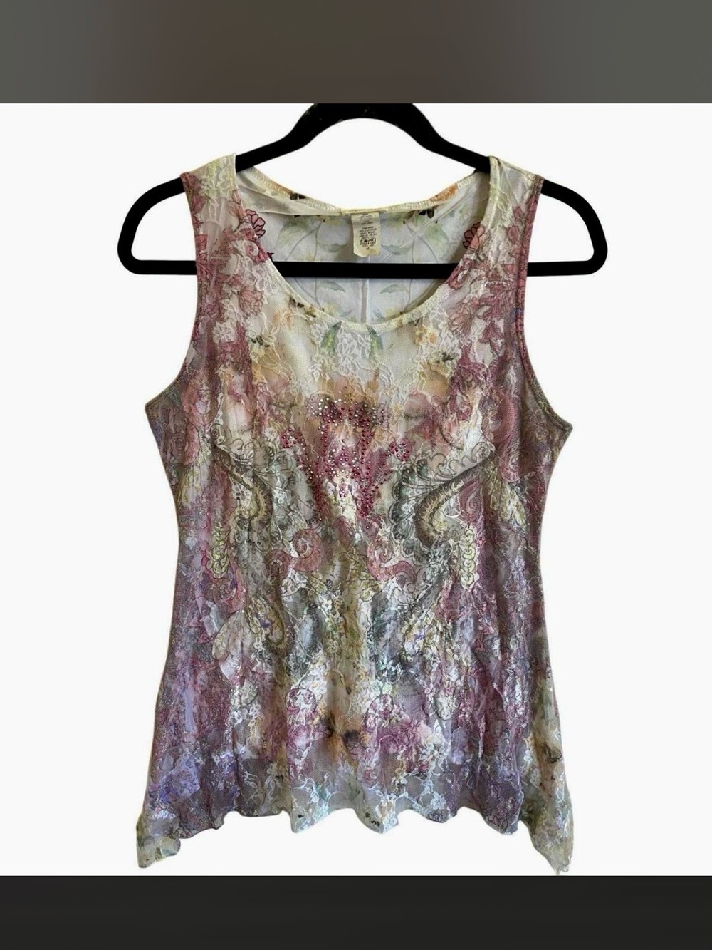 Y2K Vintage Brittany Black Floral Lace
Whimsygoth Tank Top